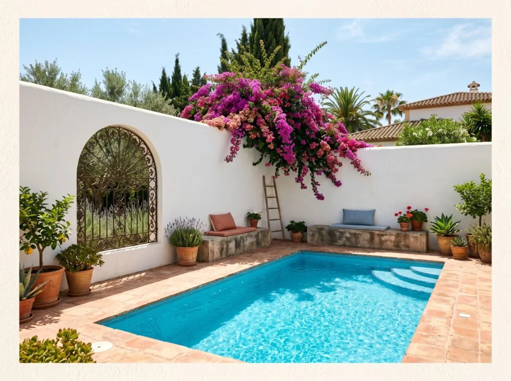 Painted Concrete Block or Stucco Wall