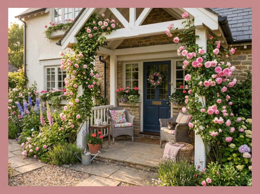 Grow Climbing Plants Up Your Columns