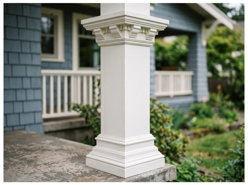 Install Craftsman Column Caps and Bases