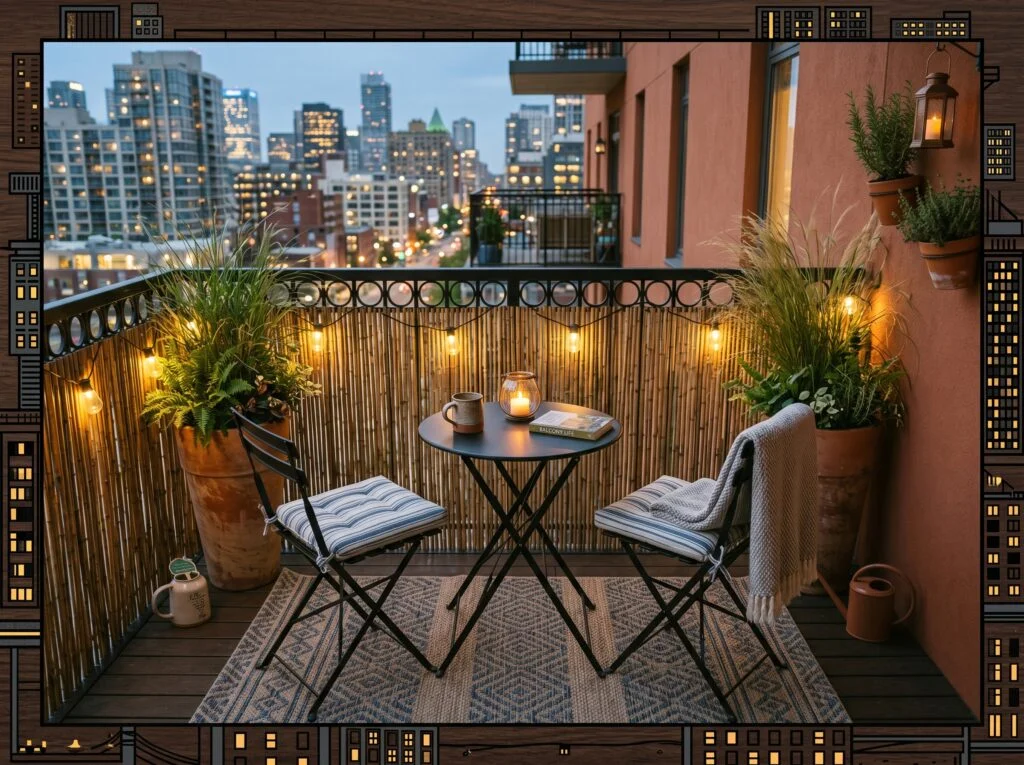 Small Balcony Outdoor Decor Strategy