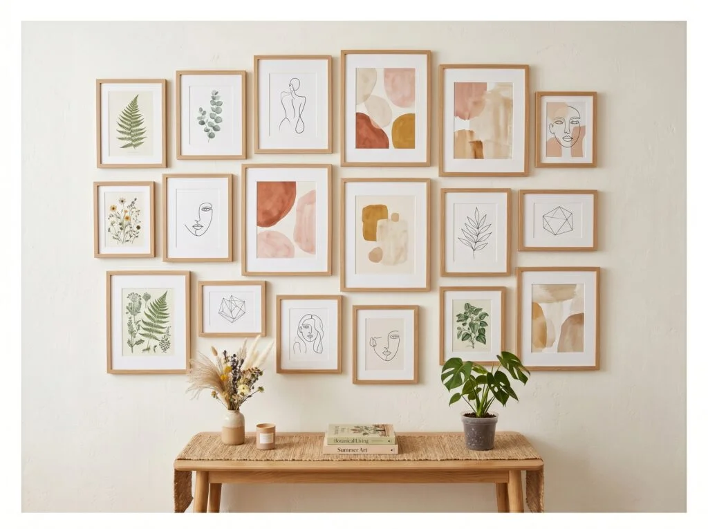Style a Summer Gallery Wall