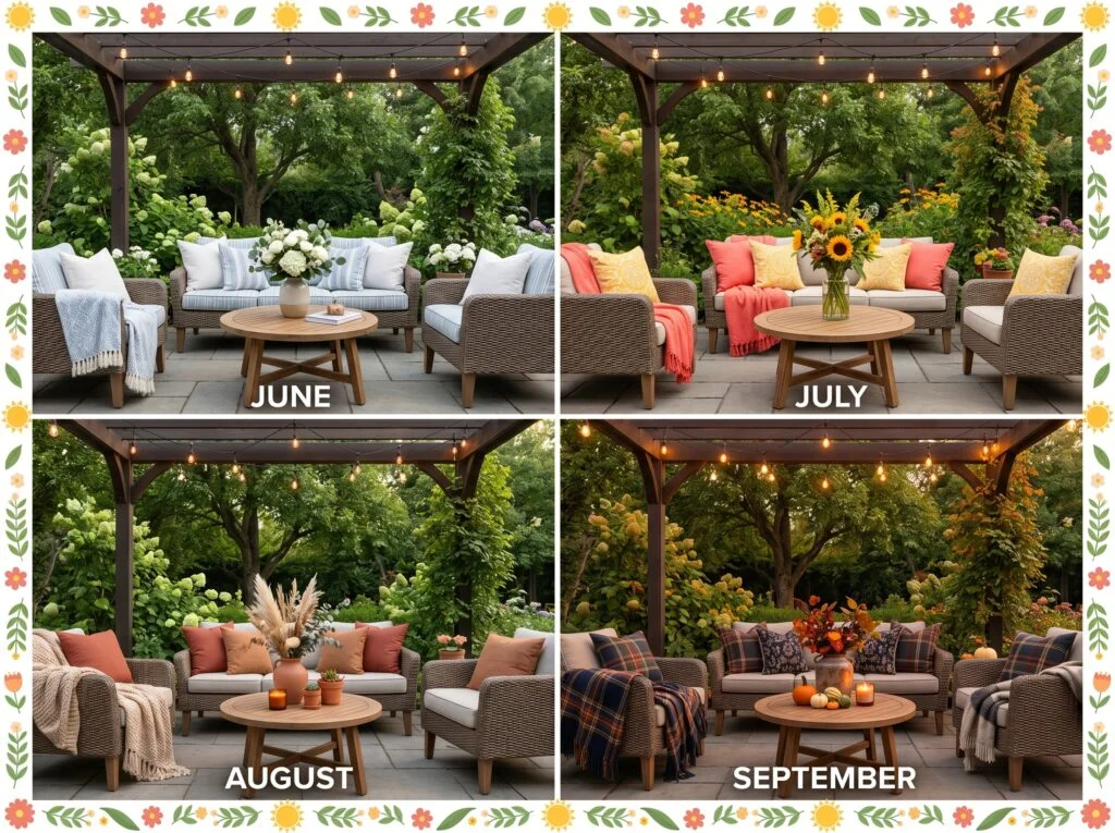 Seasonal Color Swap Strategy for Outdoor Decor
