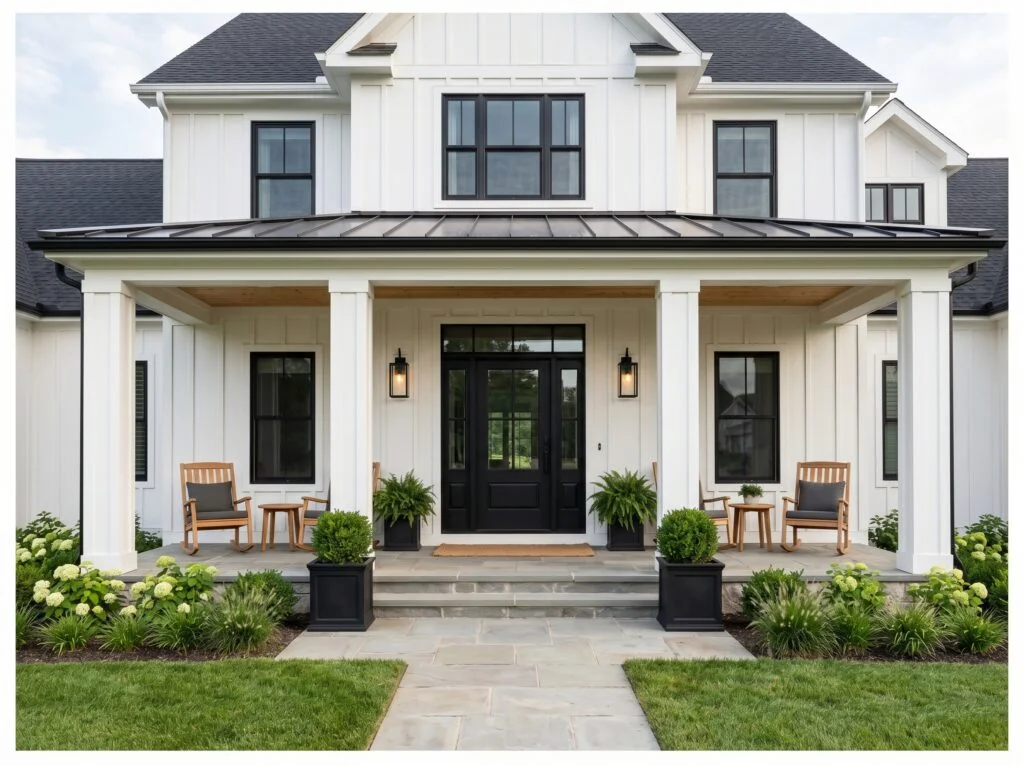 Wrap Columns with Board and Batten Detail