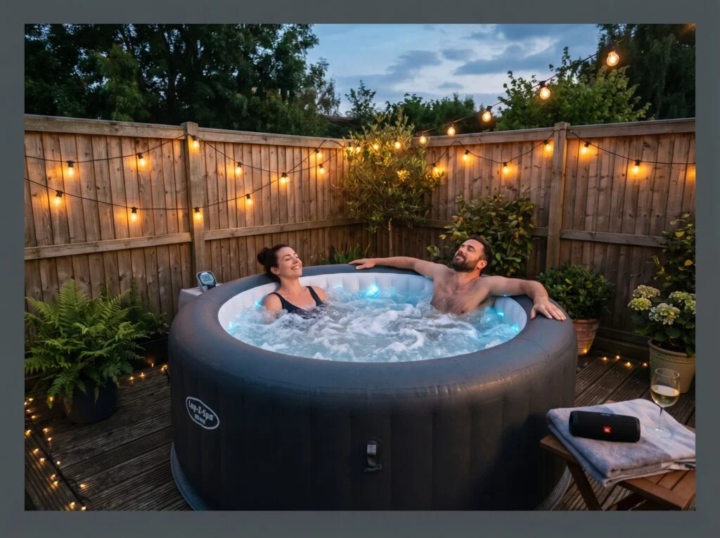 Spa-Style Inflatable Hot Tub Pool