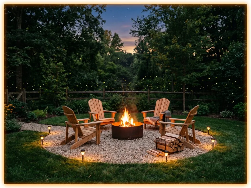 Fire Pit as a Backyard Focal Point
