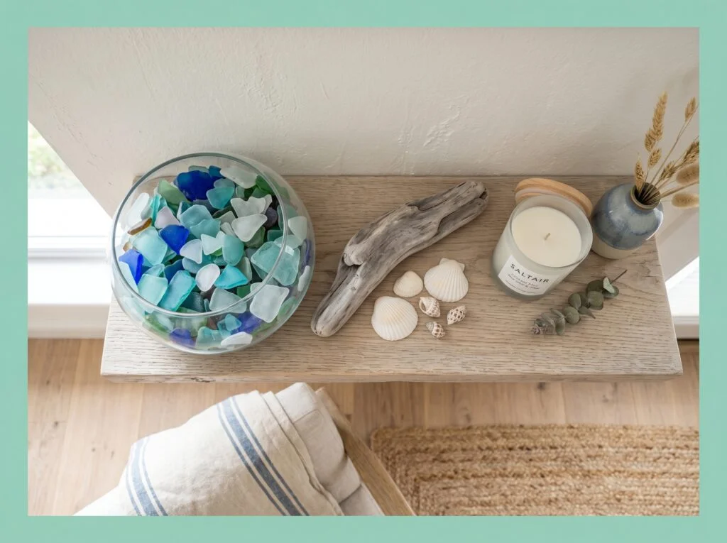 Decorate with Sea Glass and Shells