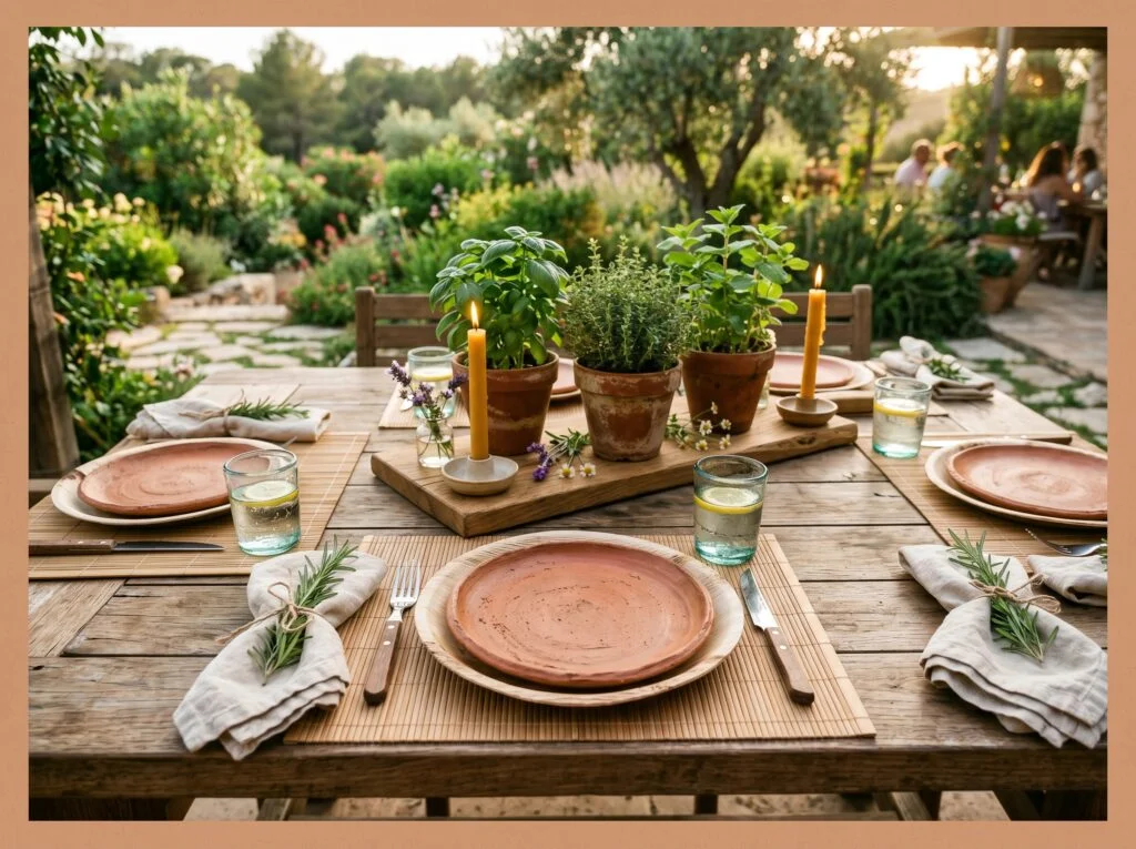 Sustainable Zero-Waste Summer Table Setting