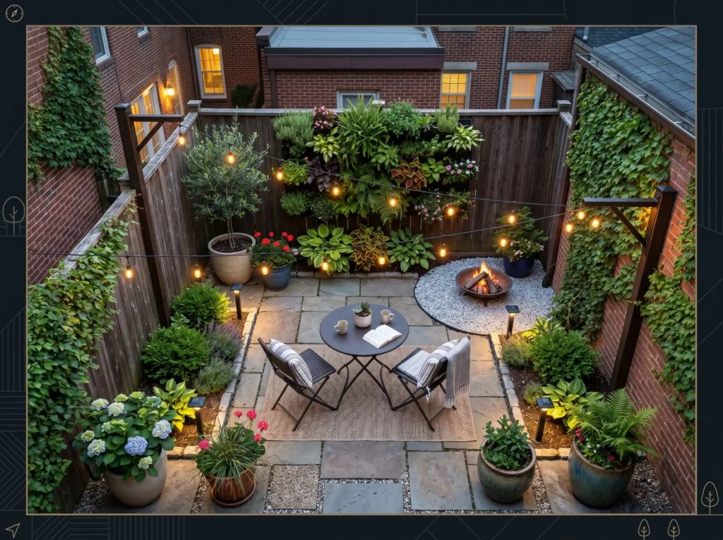 Small Backyard Decor Strategy: Making Less Feel Like More