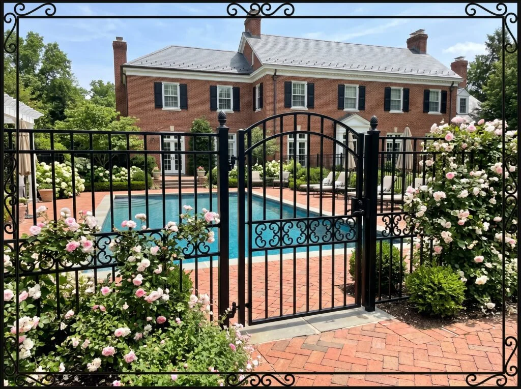 Wrought Iron Ornamental Fence