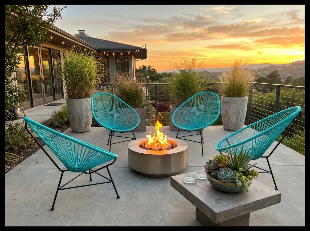 Acapulco-Style Woven Chairs