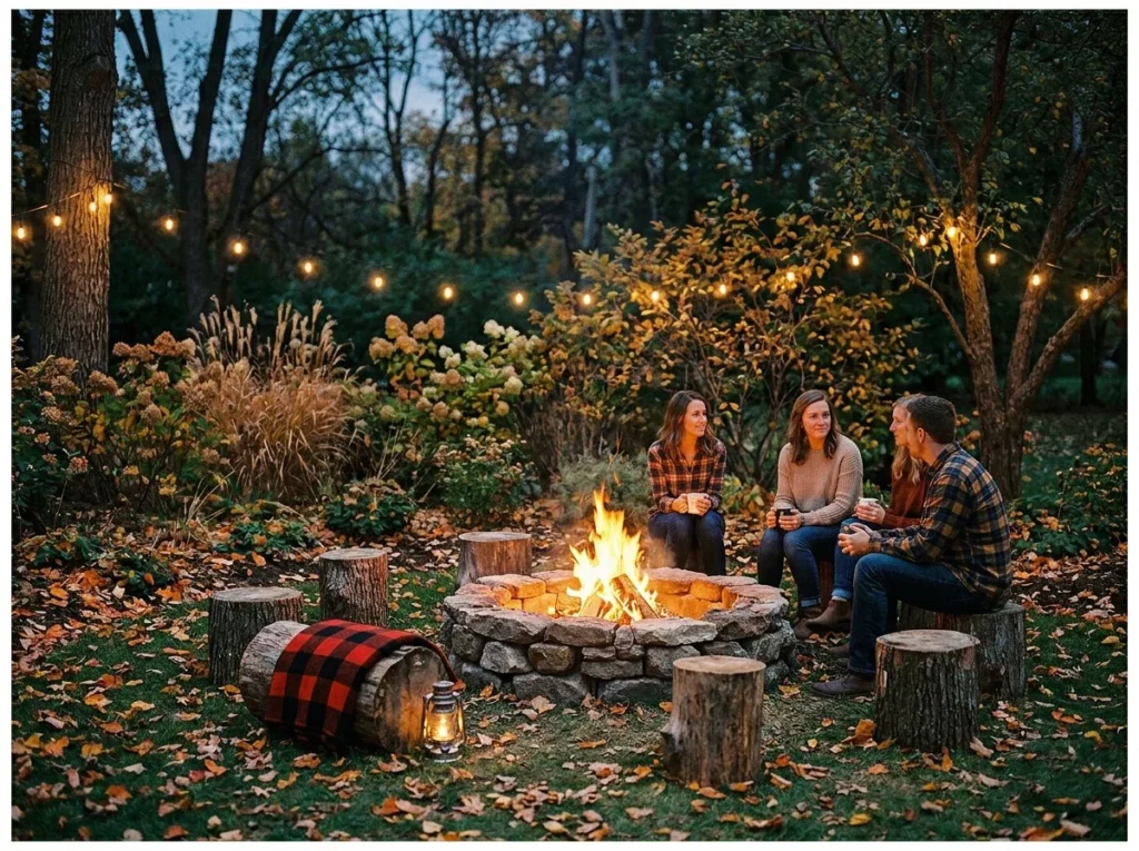 Backyard Bonfire Circle