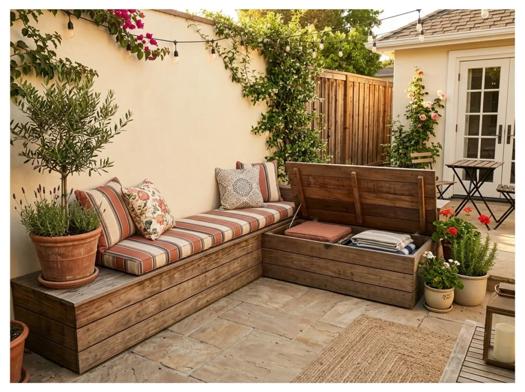 Built-In Bench with Storage