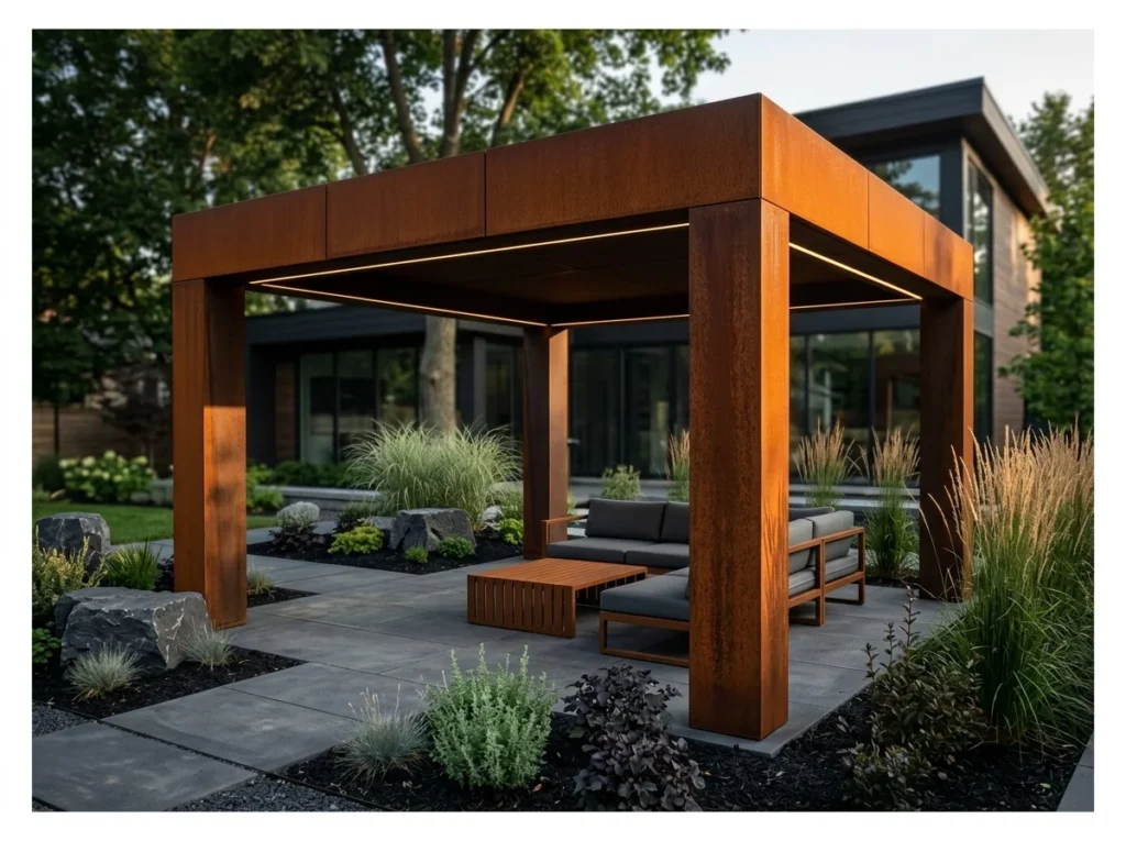 Corten Steel Gazebo