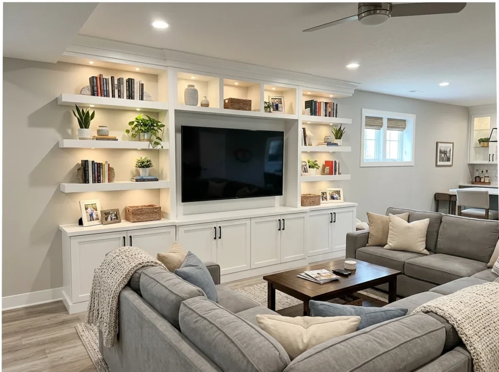Built-In Entertainment Wall