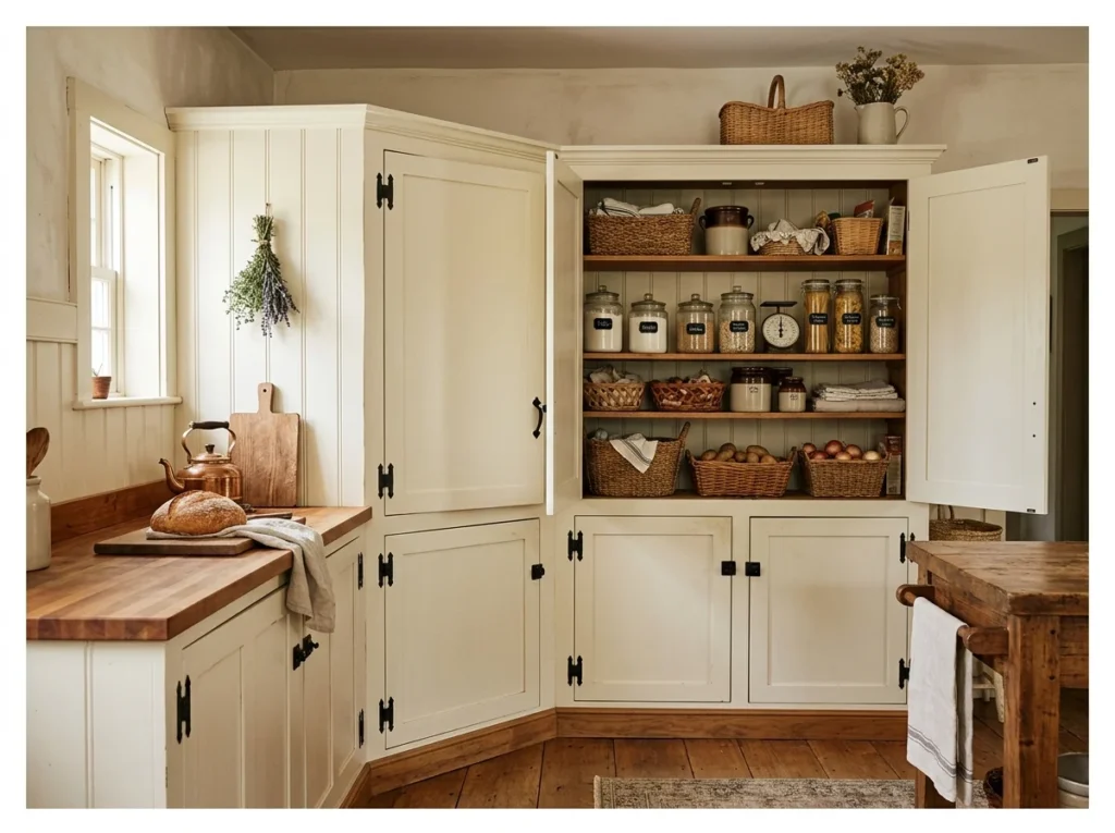 Farmhouse Corner Pantry