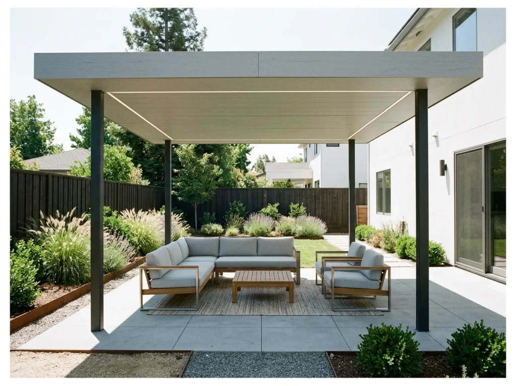 Floating Canopy Modern Gazebo
