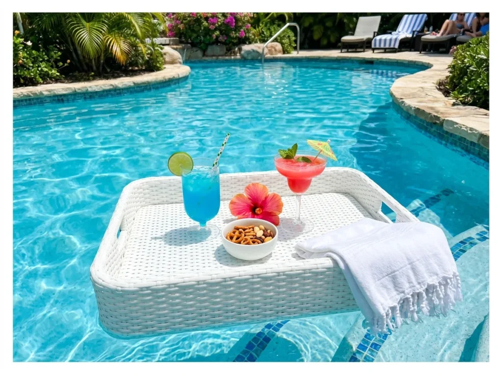 Floating Pool Bar Tray