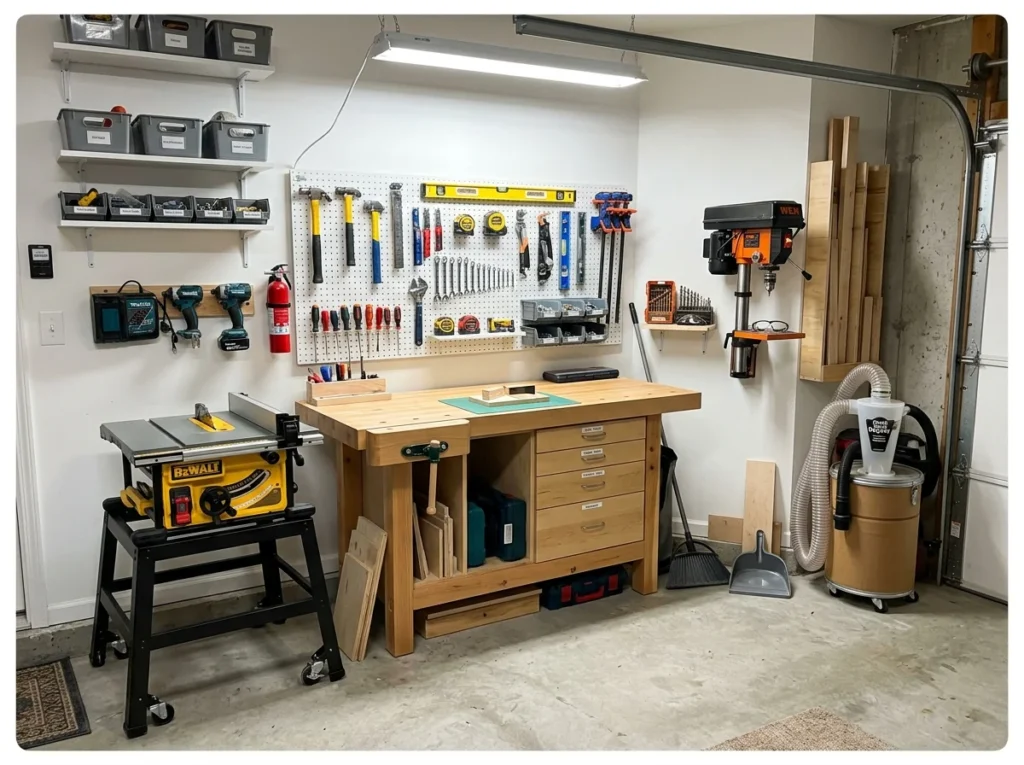 Garage with Mini Workshop