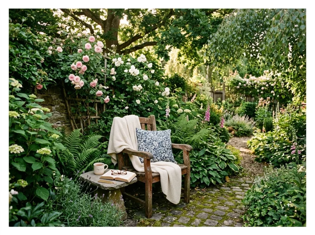 Cozy Reading Nook in the Garden