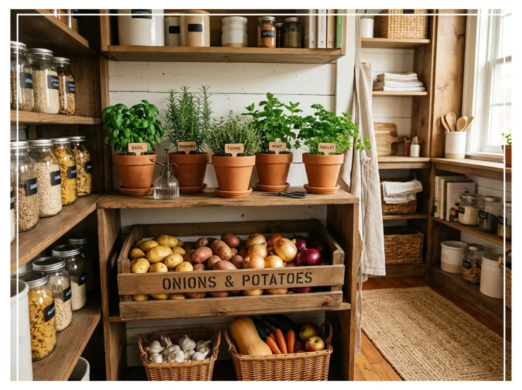 Fresh Herb and Produce Pantry Zone