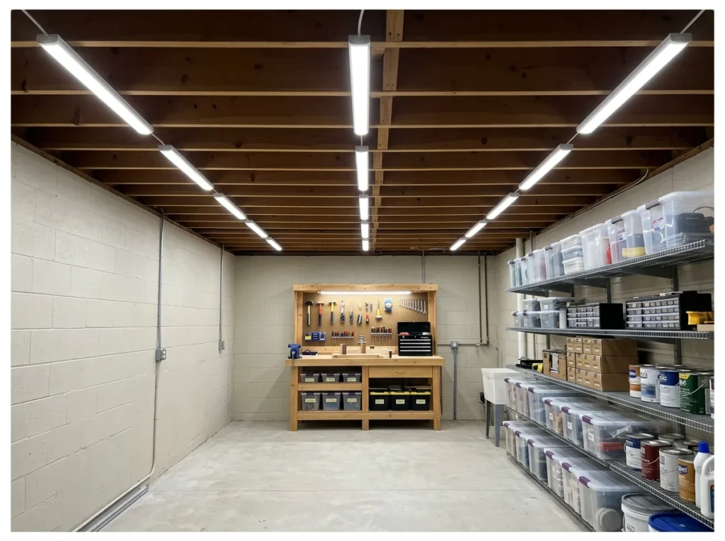 Install LED Shop Lighting