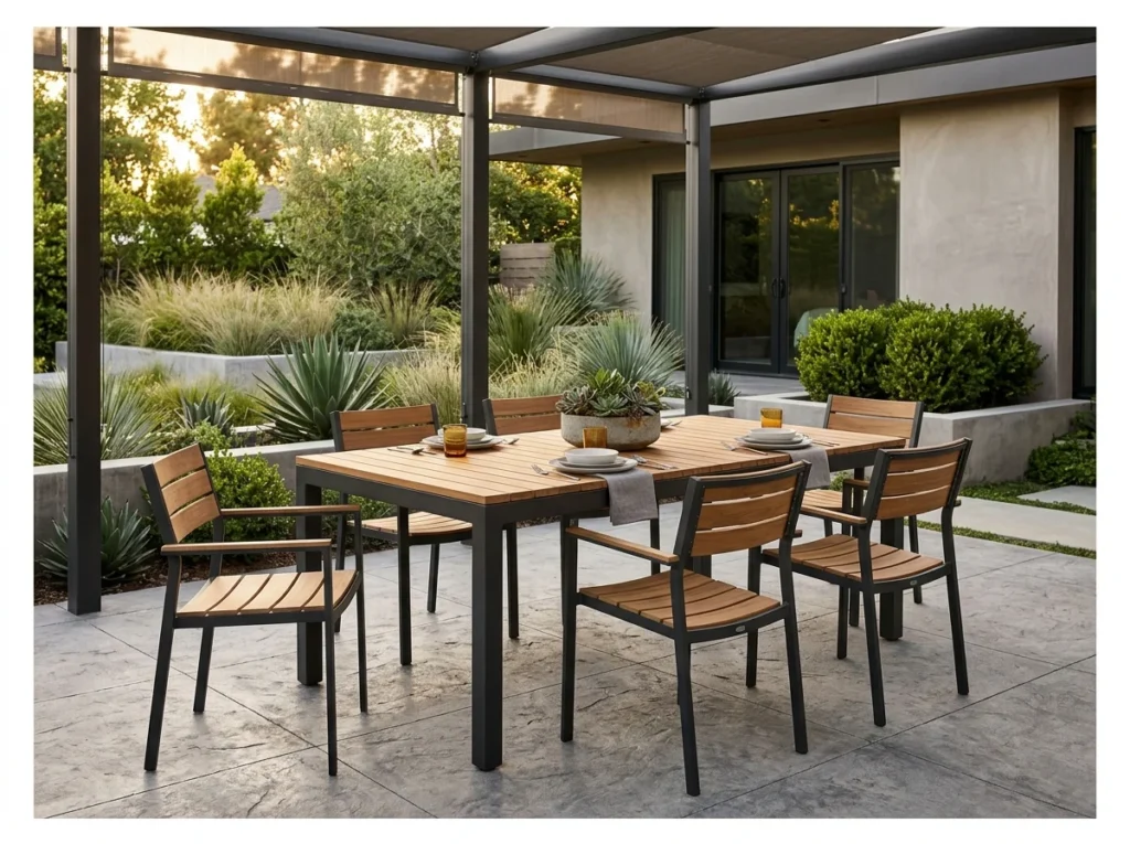 Mixed Material Dining Set