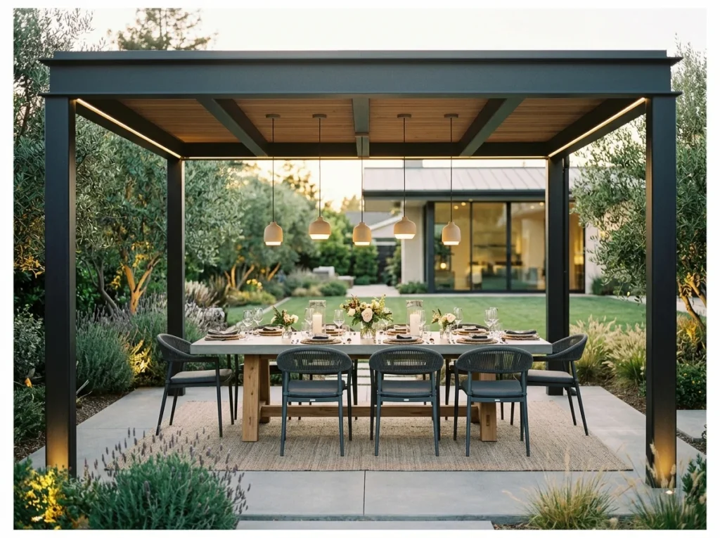Modern Gazebo Dining Room