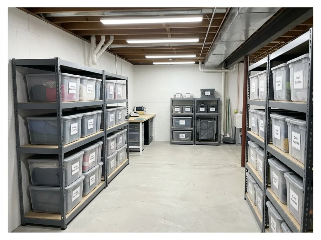 Add Open Shelving for Storage