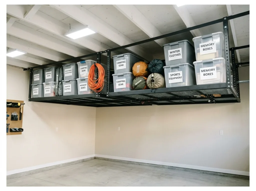 Overhead Ceiling Storage Racks