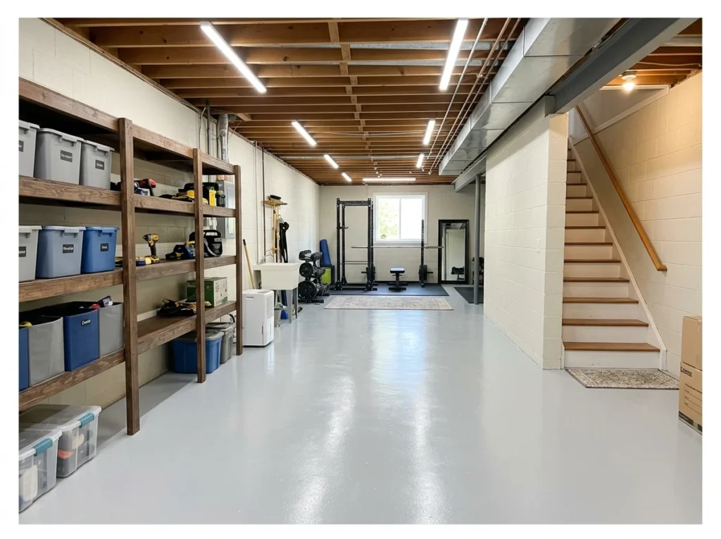 Paint the Concrete Floor
