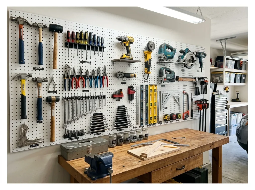 Pegboard Tool Wall
