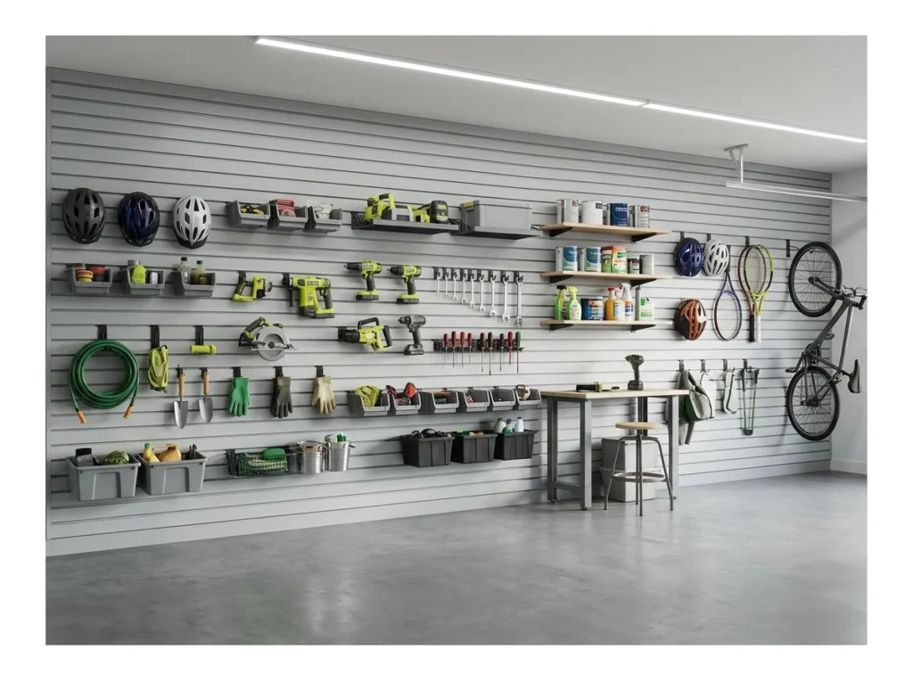 Slatwall Panel Storage System