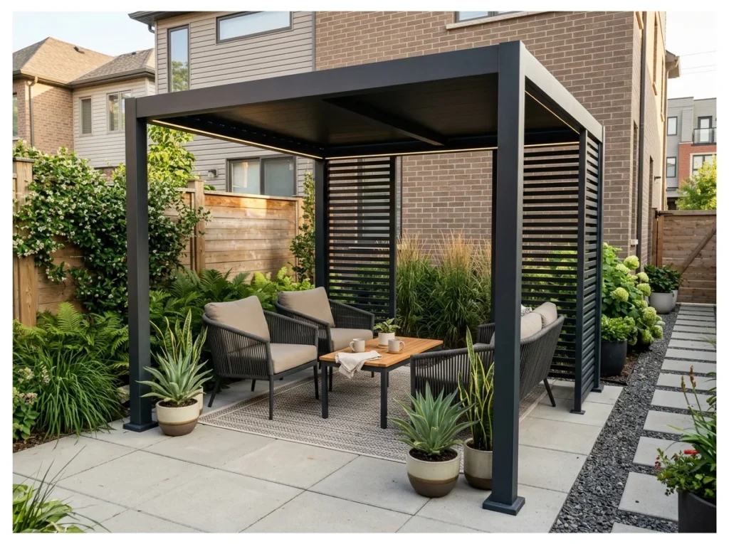 Small Modern Gazebo for Compact Yards