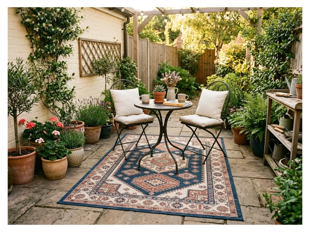 Outdoor Rug to Define the Space