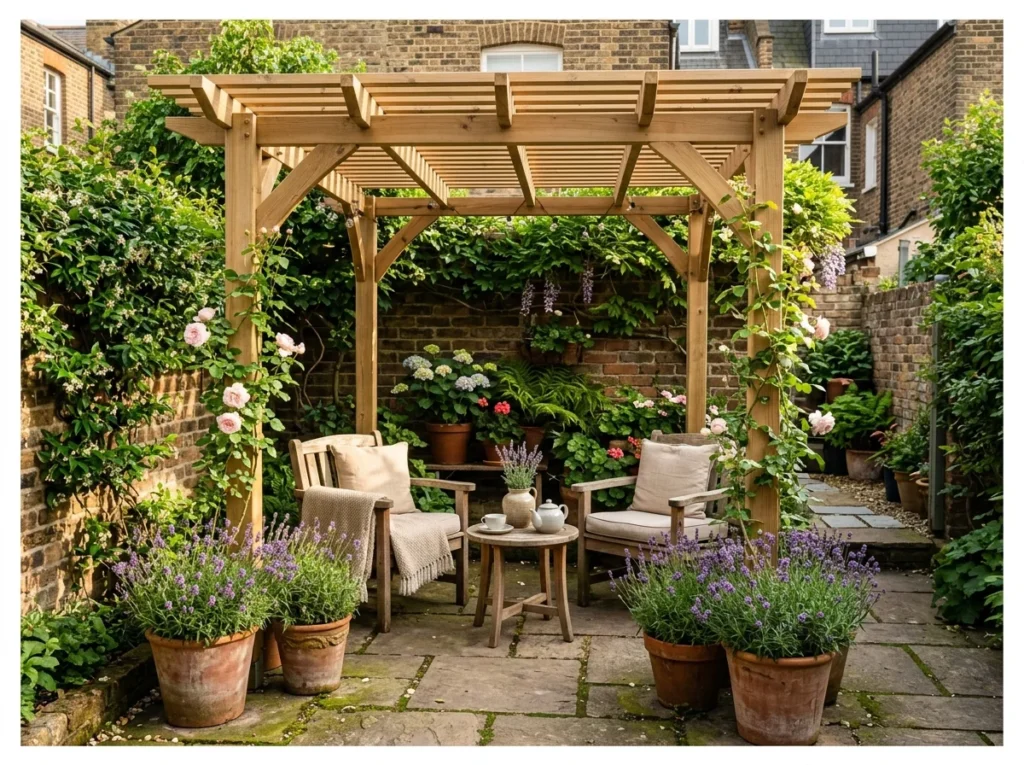 Small Pergola for a Compact Yard