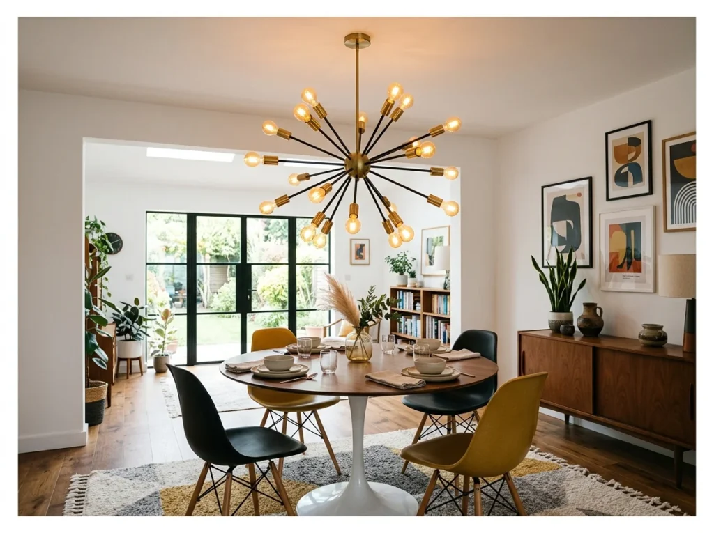 Modern Sputnik Chandelier