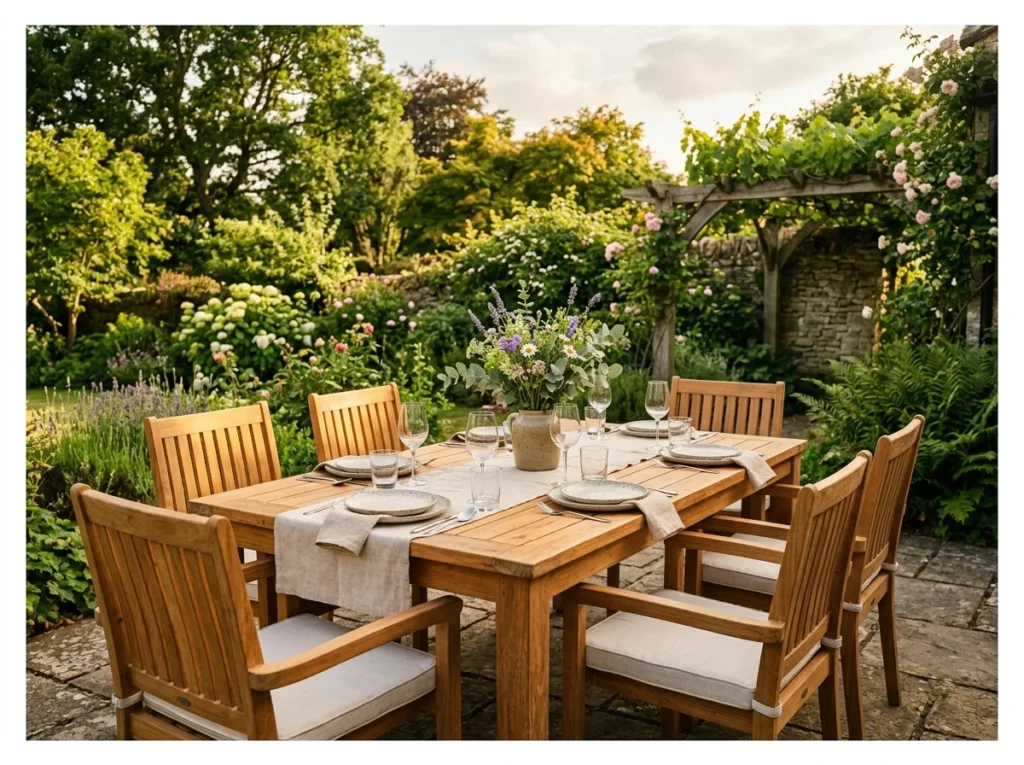 Teak Dining Table and Chairs