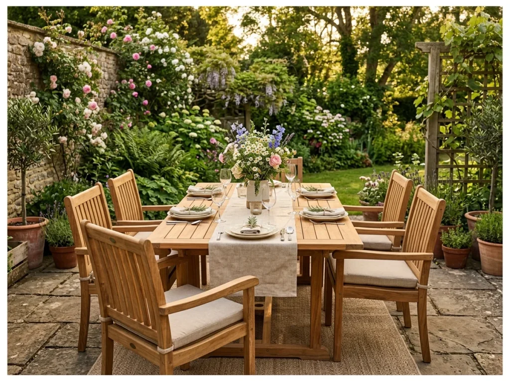 Teak Dining Table and Chairs
