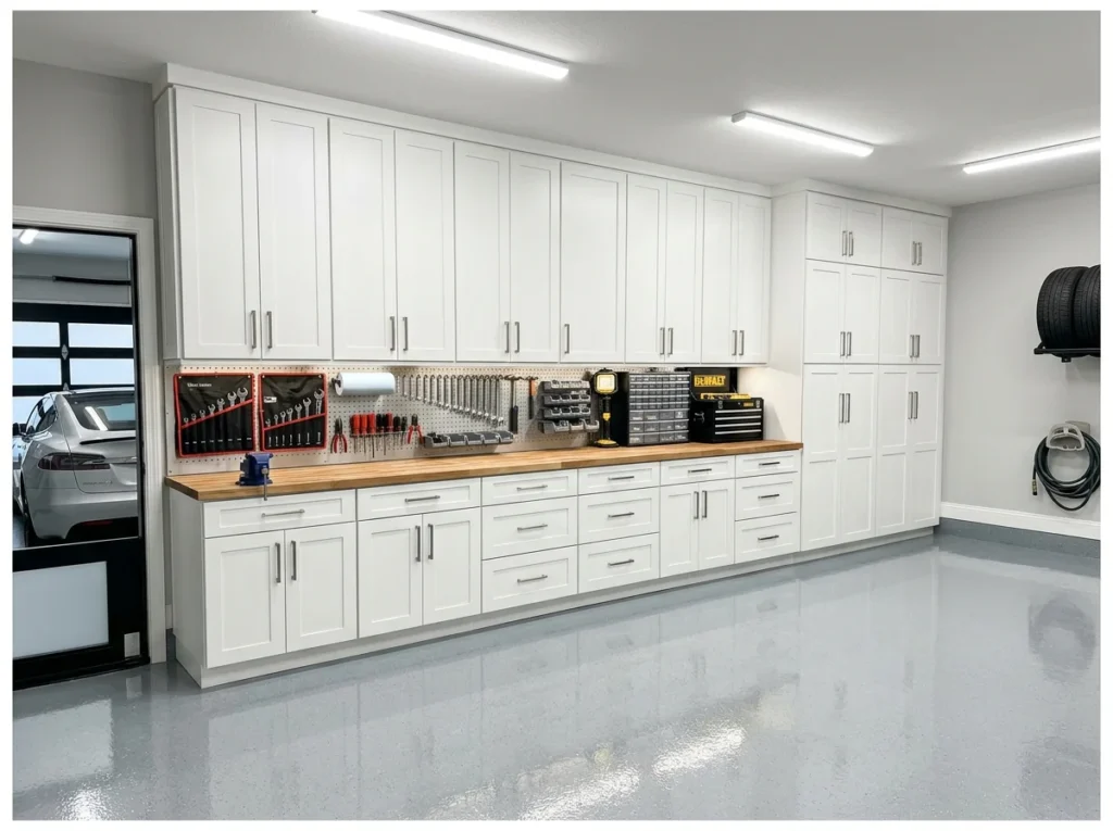 Floor-to-Ceiling Garage Cabinets