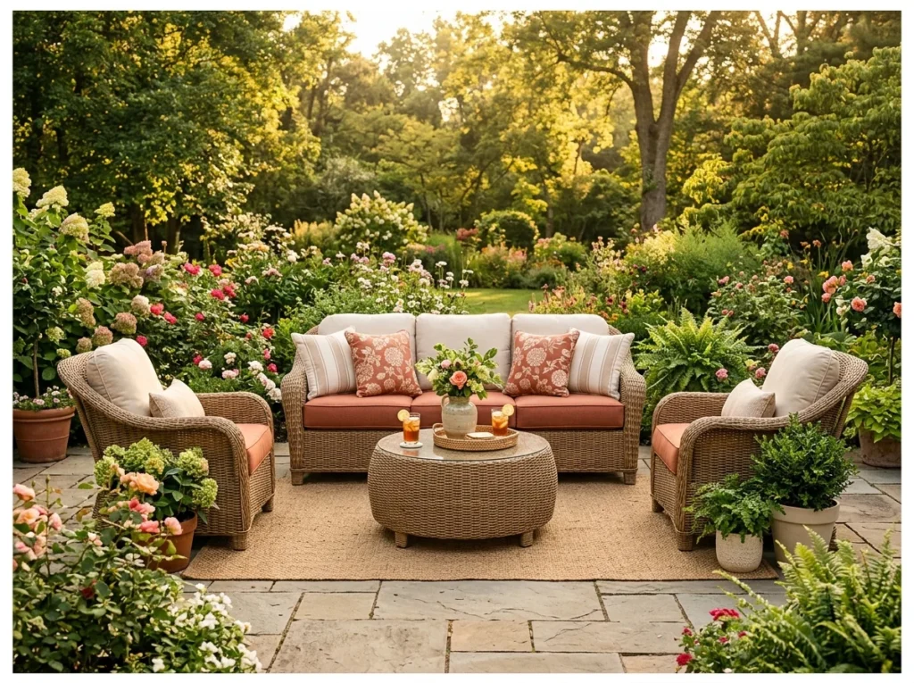 Wicker Deep Seating Set