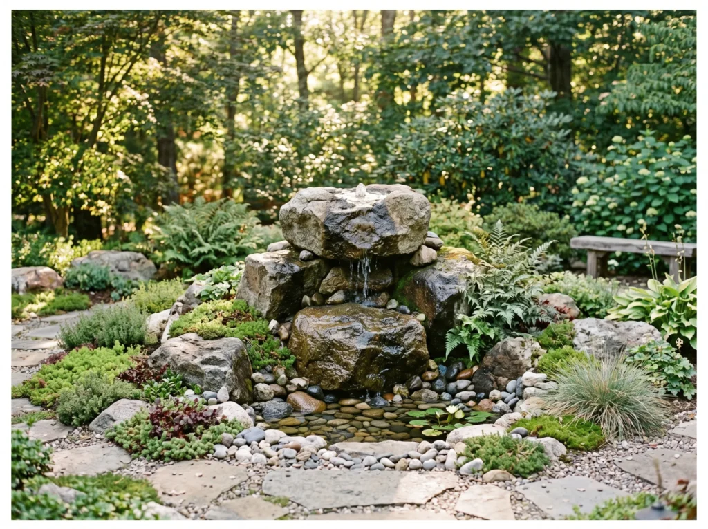Rock Garden with Water Feature