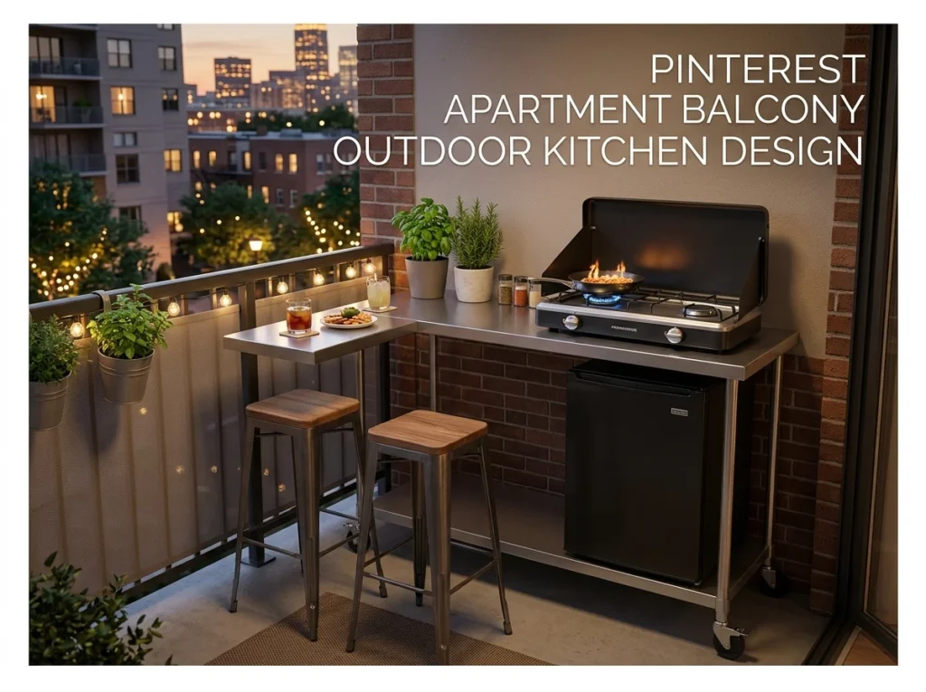 Apartment Balcony Outdoor Kitchen