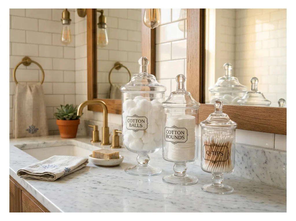 Apothecary Jar Storage