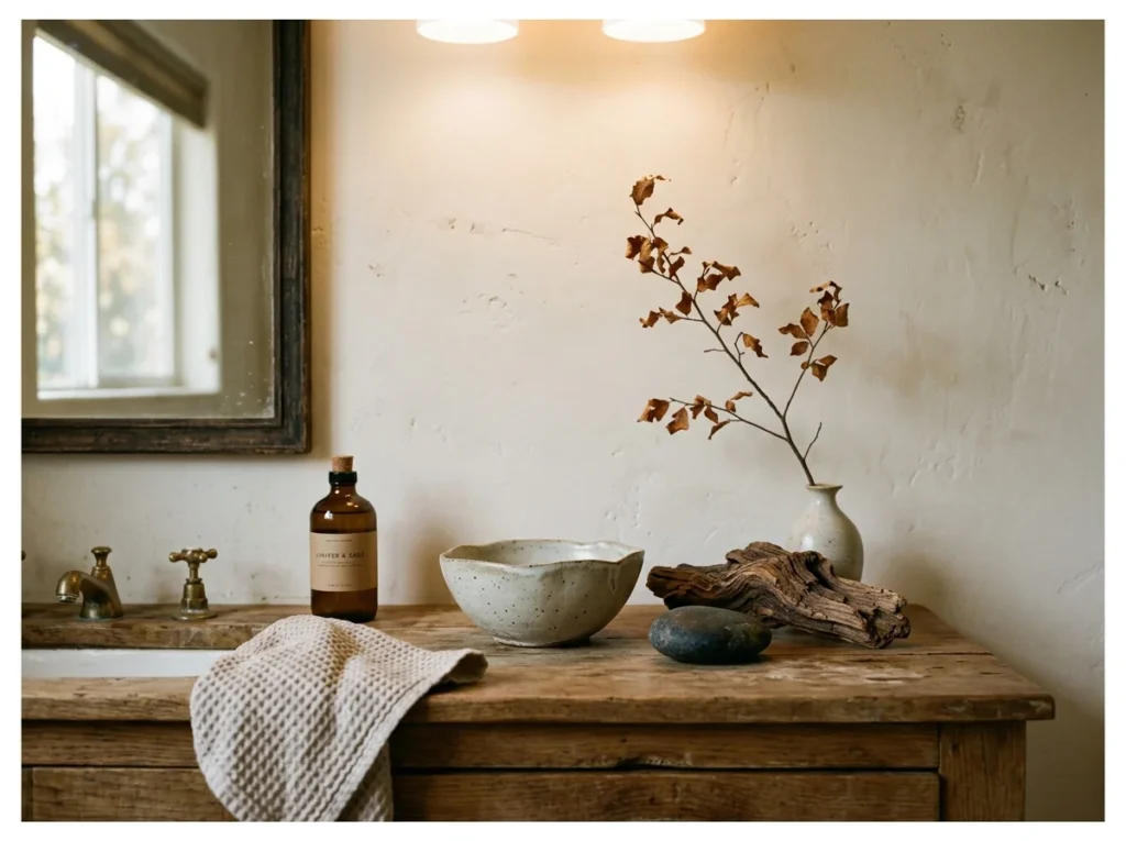 Wabi-Sabi Natural Objects Display
