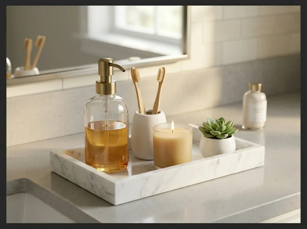 Vanity Tray for Countertop Essentials