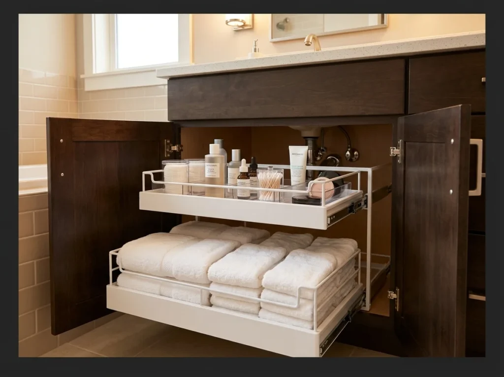 Under-Sink Pull-Out Drawers