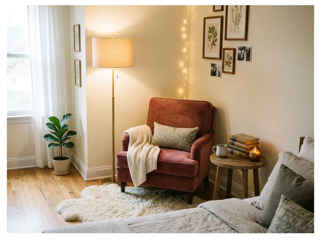 Bedroom Corner Reading Chair