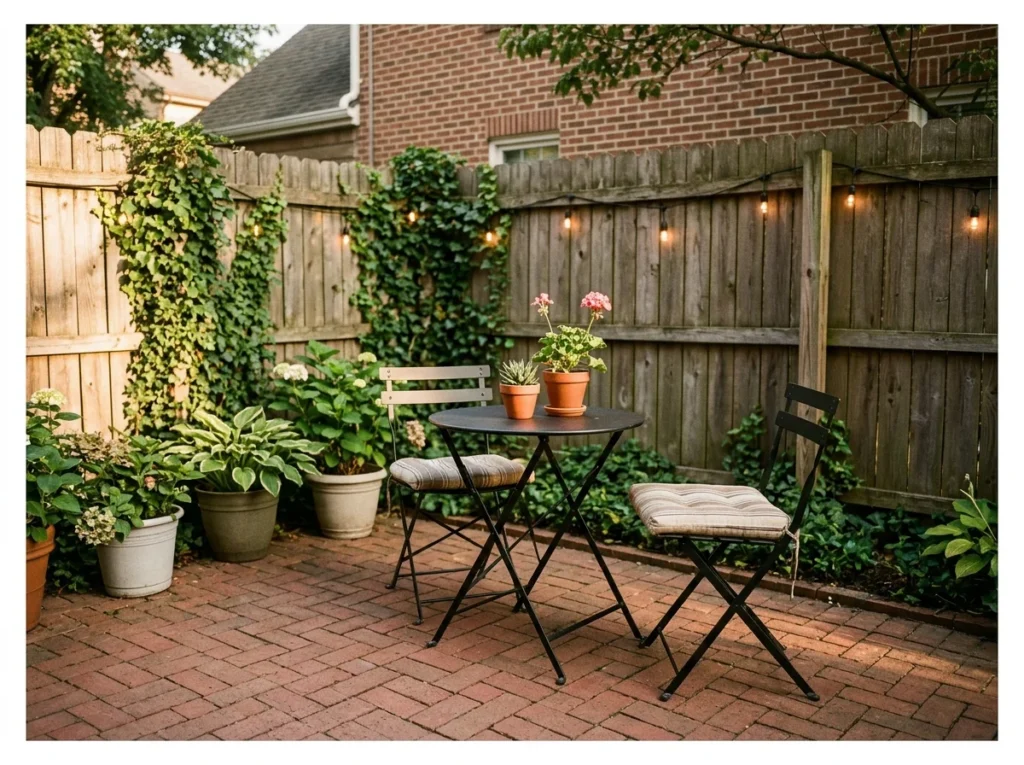 Compact Bistro Table and Chairs