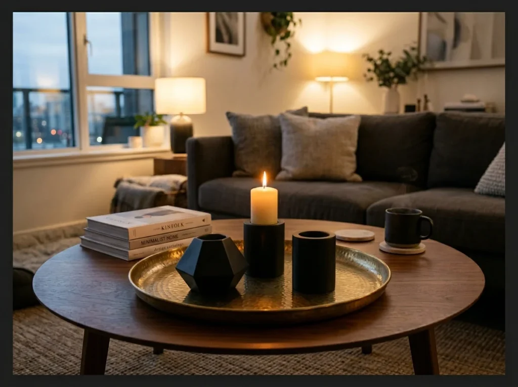 Layered Look with Linen Table Runner