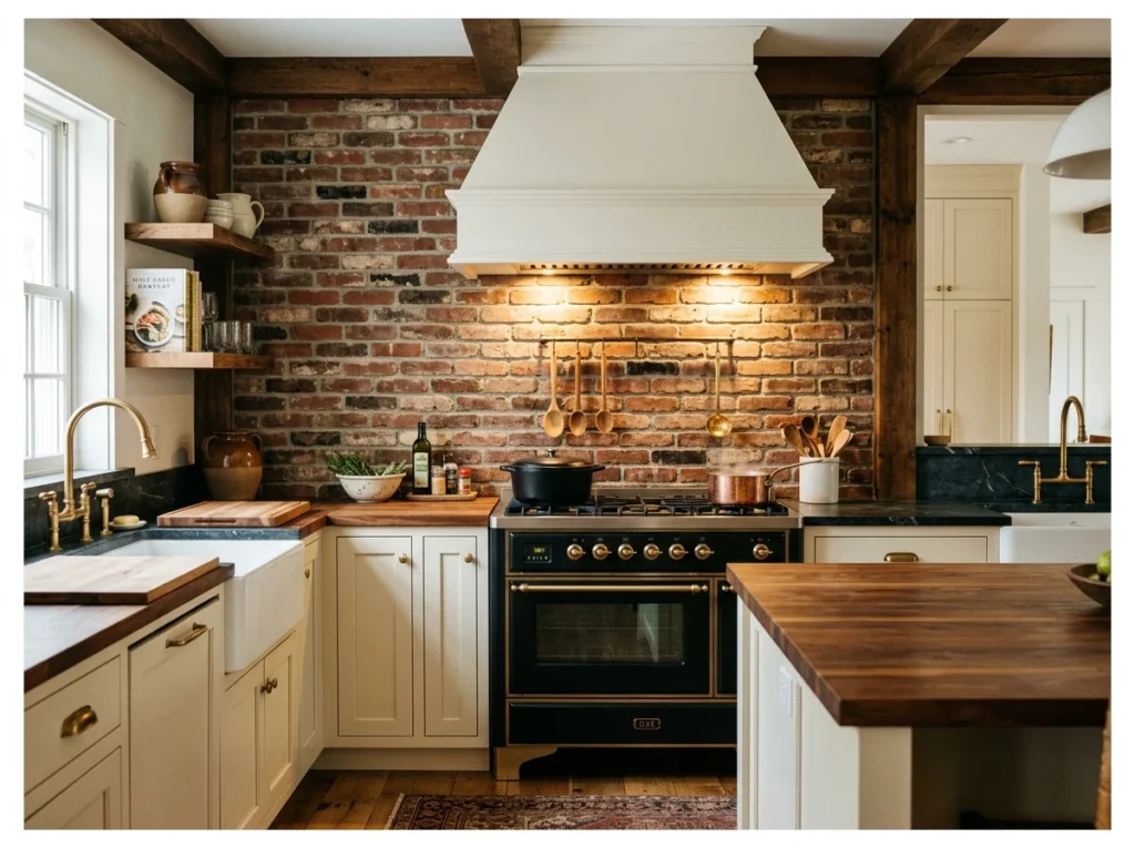 Brick Backsplash